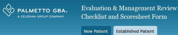 Evaluation & Management Review Checklist and Scoresheet Form