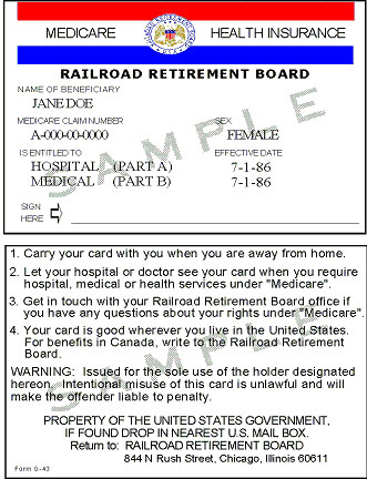 What Do Railroad Medicare Id Numbers Look Like
