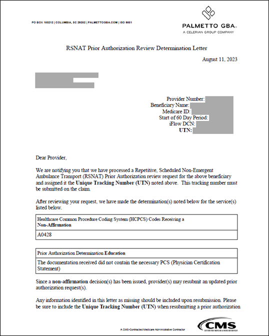Additional Detail Letter Example