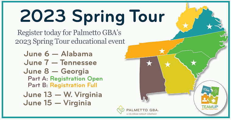 2023 Spring Tour dates: Georgia Part B registration is full