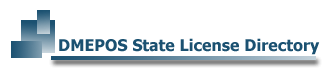 DMEPOS State License Directory